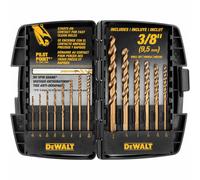 DEWALT DW1263 14-Piece Cobalt Alloy Pilot Point Drill Bit Set