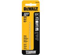 DEWALT DW1309 9/64-Inch Titanium Nitride Split Point Twist Drill Bit