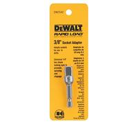 DEWALT DW2542 1/4-Inch Hex Drive to 3/8-Inch Socket Adapter, Silver