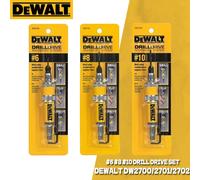 DEWALT DW2700 DW2701 DW2702 Drill Flip Drive Complete Unit #6 #8 #10 2 in 1 Countersink Wood Drill Bit 6mm 8mm 10mm Accessories DW2702