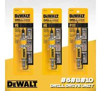 DEWALT DW2700 DW2701 DW2702 Drill Flip Drive Complete Unit #6 #8 #10 2 in 1 Countersink Wood Drill Bit 6mm 8mm 10mm Accessories DW2700