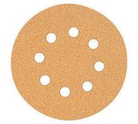 DEWALT DW4303 5-Inch 8-Hole 120-Grit Hook-and-Loop Random Orbit Sandpaper (5-Pack)
