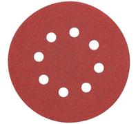DEWALT DW4310 5-Inch 8 Hole 100 Grit Hook and Loop Random Orbit Sandpaper (25-Pack)