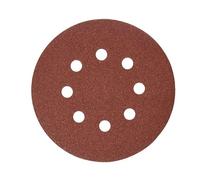 DEWALT DW4312 5-Inch 8 Hole 150 Grit Hook and Loop Random Orbit Sandpaper (25-Pack)