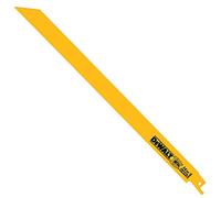 DEWALT DW4838 12-Inch 14 TPI Straight Back Bi-Metal Reciprocating Saw Blade (5-Pack)