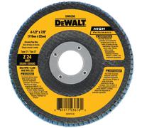 DEWALT DW8302 4-Inch by 5/8-Inch 60 Grit Zirconia Angle Grinder Flap Disc