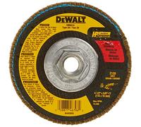 DEWALT DW8314 4-1/2 by 5/8-Inch-11 120 Grit Zirconia Angle Grinder Flap Disc