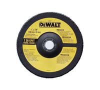 DEWALT DW8321 7-Inch by 7/8-Inch 36 Grit Zirconia Angle Grinder Flap Disc
