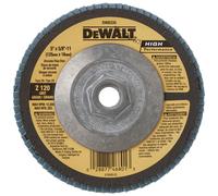 DEWALT DW8335 5-Inchx 5/8-Inch-11 120 Grit Zirconia Angle Grinder Flap Disc