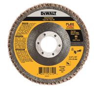 DEWALT DWAFV84560 FLEXVOLT T29 60G Flap Disc 4-1/2"""" x 7/8""""