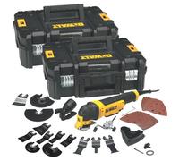 Dewalt Dwe315Kt 240V Corded Oscillating Multi Tool 2X T-Stak Kitbox + 44 Acc Set