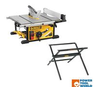 DeWalt DWE7492 250mm Table Saw 240v + DWE74912-XJ Scissor Leg Stand