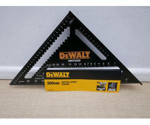 dewalt dwht25228-0 30cm rafter layout roofing square