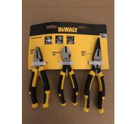 DeWalt DWHT82813-0 Plier Set, 3 Piece combination diagonal and long brand new