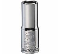 DEWALT DWMT86322OSP 6 Point 3/8'' Drive Deep Socket 10MM
