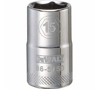 DEWALT DWMT86515OSP 6 Point 1/2'' Drive Socket 15MM