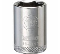 DEWALT DWMT86519B 6 Pt 1/2'' Drive Socket with 19 mm SAE