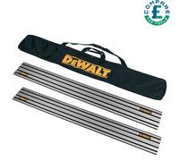 DeWalt DWS5022 2 x 1.5M Plunge Saw Guide Rail with DWS5025 Guide Rail Carry Bag