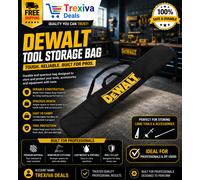 Dewalt DWS5025 Plunge Saw Guide Rail Carry Bag + Pair Guide Rail Clamps DWS5026