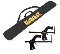 Dewalt Dws5025 Plunge Saw Guide Rail Carry Bag + Pair Guide Rail Clamps Dws5026
