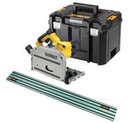 Dewalt Dws520Kt Plunge Cut Circular Saw 165mm 110V + Case + 1 X 1.5M Guide Rail