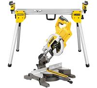 DeWalt DWS777-GB 216mm XPS Sliding Compound Mitre Saw 240V with Leg Stand