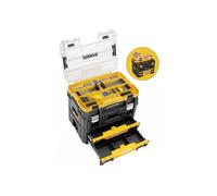 Dewalt DWST1-70702 TStak Combo II + IV Tool Storage Box 2 Drawers + 85 Piece Set