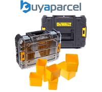 Dewalt DWST1-70703 TStak II + DWST1-71194 TStak Clear Lid Stackable Tool Boxes
