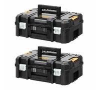 Dewalt DWST1-70703 TStak II Power Tool Storage Box 13.5L T-STAK Case - Twin Pack