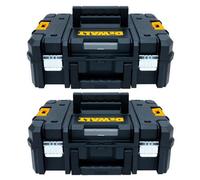 Dewalt DWST1-70703 TStak II Power Tool Storage Box 13.5L T-STAK Case - Twin Pack