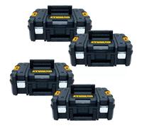 4 x Dewalt DWST1-70703 TStak II Power Tool Storage Box 13.5L T-STAK Case