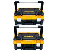 Dewalt Dwst1-70704 Tstak I Stackable Power Tool Organiser Accessory Box X 2