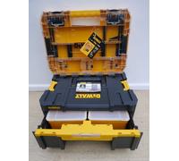 DeWALT DWST1 70705 TSTAK SINGLE DEEP DRAWER STORAGE CASE + DT70804 ORGANISER