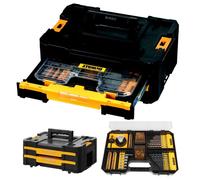 Dewalt DWST1-70706 TStak IV Tool Storage Box 2 Drawers + 100 Piece Accessory Set
