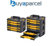 DEWALT DWST1-70706 TStak IV Tool Storage Box with 2 Shallow Drawers 8L Capacity