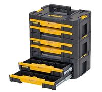 DEWALT DWST1-70706 TStak IV Tool Storage Box with 2 Shallow Drawers 8L Capacity