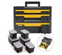 Dewalt DWST1-70706 TStak IV Tool Storage Box with 2 Shallow Drawers 8L Capacity