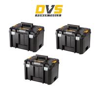 DeWalt DWST1-71195 3x Deep Tool Storage Boxes TSTAK VI (No Tote Tray & Inlay)