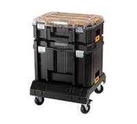 Dewalt Dwst1-71195 Tstak Vi Deep Tool Storage Case + Organiser + Cart Trolley