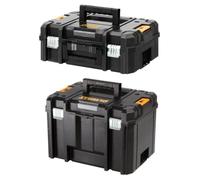 Dewalt DWST1-71195k TSTAK VI Deep Tool Storage Box & TSTAK II Suitcase Flat Top