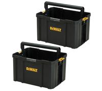 Dewalt DWST1-71228 Tstak Tool Carry Open Tote Tool Box Carrier - Twin Pack