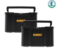Dewalt DWST1-71228 Tstak Tool Carry Open Tote Tool Box Carrier - Twin Pack