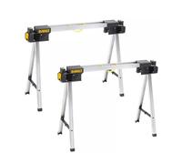 Dewalt DWST1-75676 Heavy Duty Portable Saw Horse Work Support Stand Twin Pack