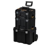 Dewalt DWST1-75799 TStak Tower Rolling Mobile Tool Storage Cases + 2 Tstak Boxes