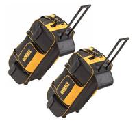 Dewalt Dwst1-79210 Large Heavy Duty Tool Bag With Wheels And Carry Handle X 2