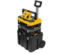 Dewalt Dwst1-81049 Tstak Tower Rolling Mobile Tool Storage Boxes - 2 Tstak Cases