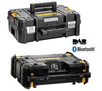 Dewalt Dwst1-81079 18V Xr Tstak Dab Digital Radio Bluetooth Charger + Tstak Ii