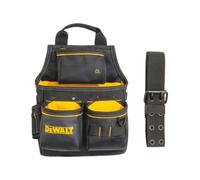 DEWALT PRO Nail Pouch with Belt - Heavy-duty nail pouch with adjustable belt reinforced pockets and durable construction for efficient jobsite use