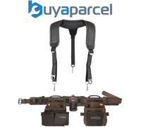 Dewalt DWST50113-1 Heavy Duty Leather Toolbelt Hammer Holder Multi Pouch +Braces