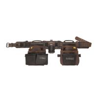 DEWALT DWST550113 18-Pocket Nubuck Leather Tool Pouch Belt Set